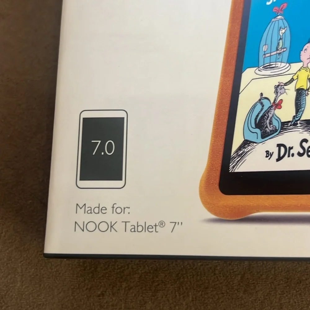 Nook Kids Tablet Bumper - Bright Orange. New, in box.